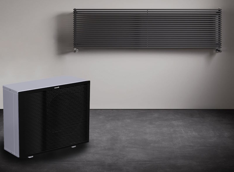 warme pumpen illustration