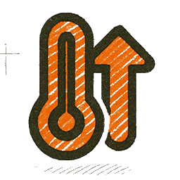 Moderne und saubere Heizung